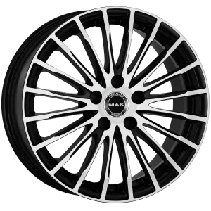 Mak Wheels – STARLIGHT – Black – 17″x7.5″ 30mm – Summer Wheels – F7570FAIB30WSX